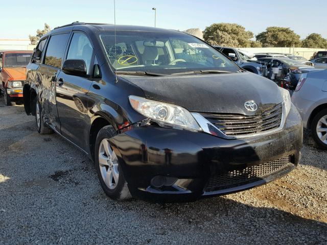 5TDKK3DC4DS353322 - 2013 TOYOTA SIENNA LE BLACK photo 1