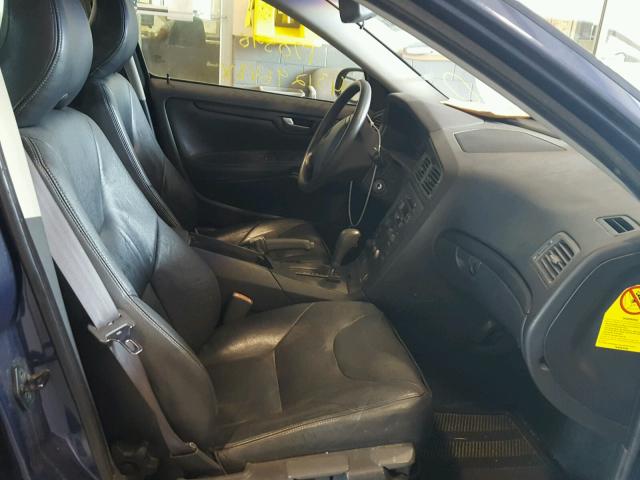 YV1RS61N912004160 - 2001 VOLVO S60 BLUE photo 5