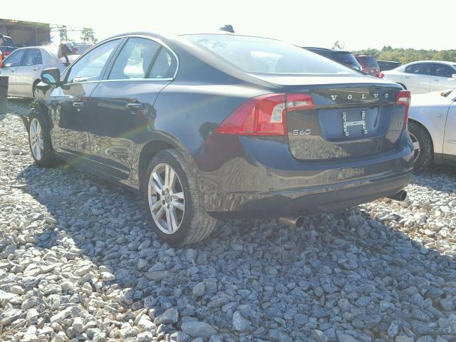 YV1612FS8D2193952 - 2013 VOLVO S60 T5 GRAY photo 3