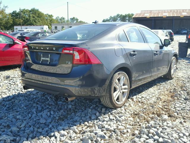 YV1612FS8D2193952 - 2013 VOLVO S60 T5 GRAY photo 4