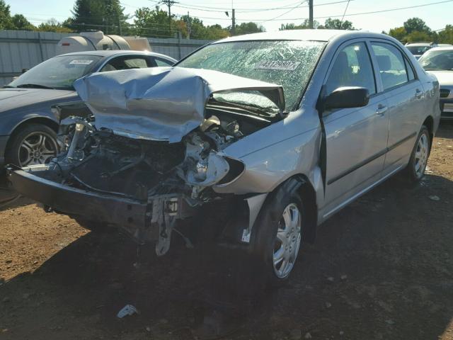 2T1BR32E67C827493 - 2007 TOYOTA COROLLA SILVER photo 2