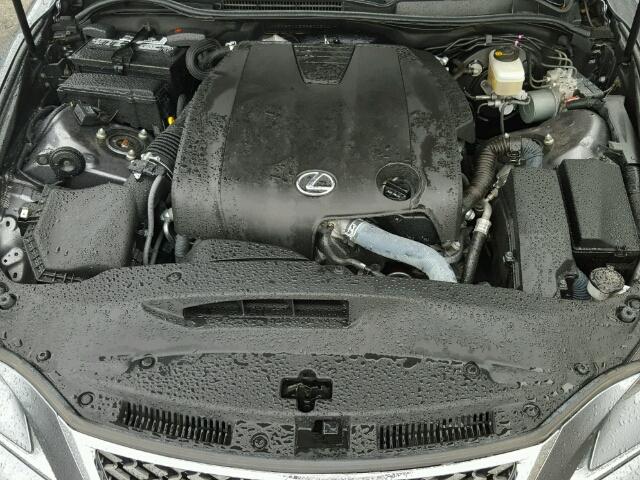 JTHBF1D23E5002441 - 2014 LEXUS IS GRAY photo 7