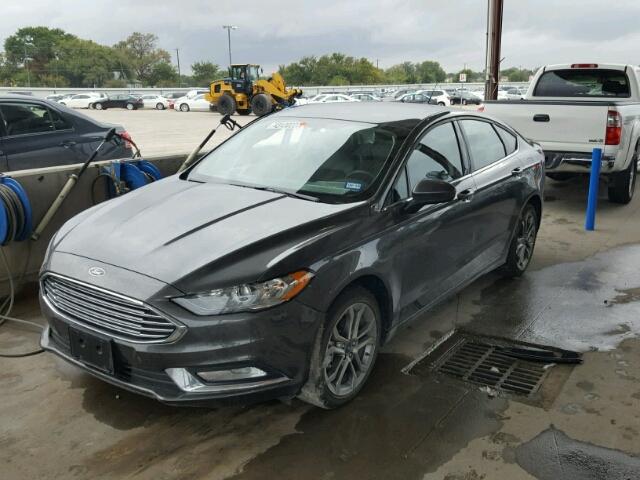 3FA6P0HD9HR379109 - 2017 FORD FUSION CHARCOAL photo 2