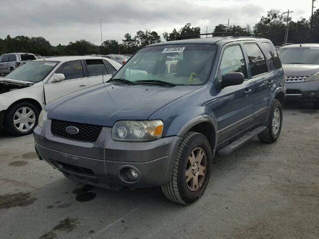 1FMYU03125KB19560 - 2005 FORD ESCAPE XLT BLUE photo 2