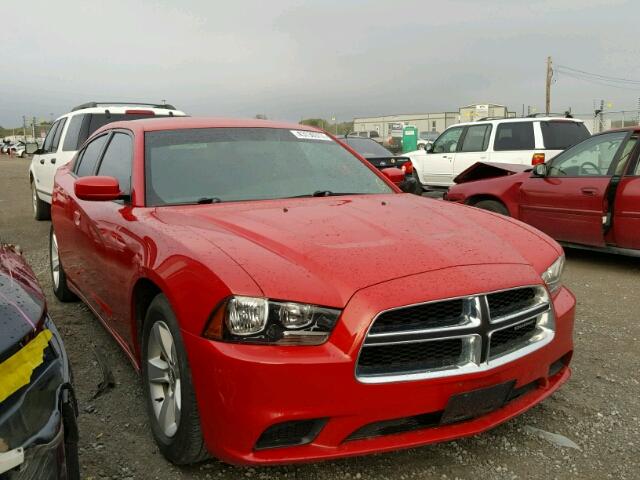 2C3CDXBG2CH121668 - 2012 DODGE CHARGER SE RED photo 1