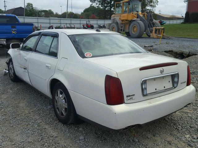 1G6KD54YX4U171737 - 2004 CADILLAC DEVILLE WHITE photo 3