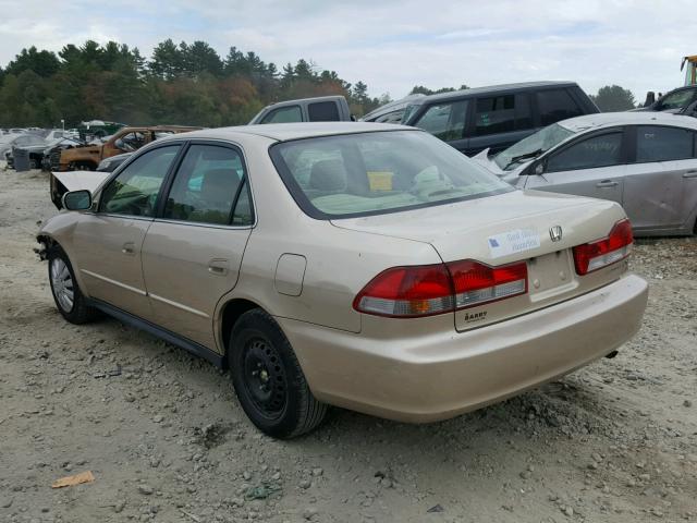 JHMCG66591C025315 - 2001 HONDA ACCORD LX YELLOW photo 3