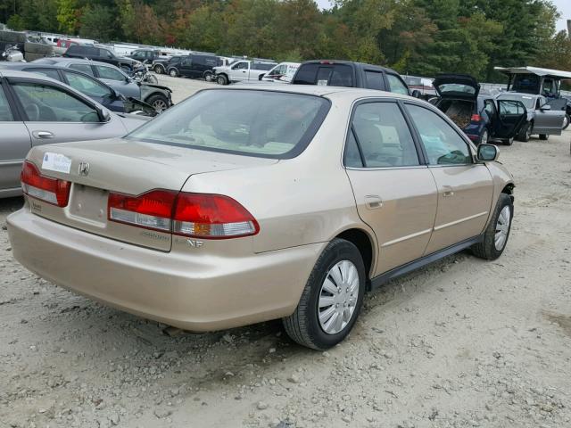 JHMCG66591C025315 - 2001 HONDA ACCORD LX YELLOW photo 4