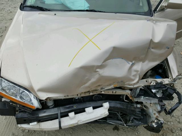 JHMCG66591C025315 - 2001 HONDA ACCORD LX YELLOW photo 7