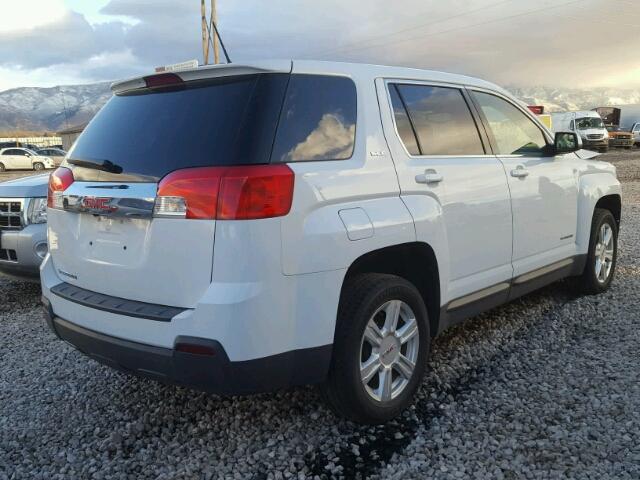 2GKALMEK9E6147465 - 2014 GMC TERRAIN SL WHITE photo 4