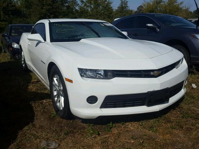 2G1FA1E38E9184822 - 2014 CHEVROLET CAMARO LS WHITE photo 1