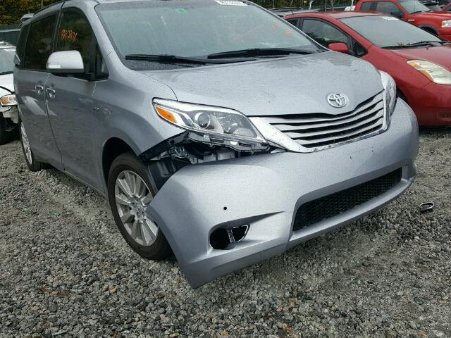 5TDDZ3DC8HS169432 - 2017 TOYOTA SIENNA XLE SILVER photo 9