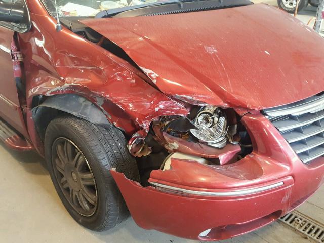 2A4GP64L86R901269 - 2006 CHRYSLER TOWN & COU Qırmızı foto 9