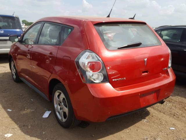 5Y2SP67839Z448776 - 2009 PONTIAC VIBE RED photo 3