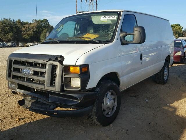 1FTNE2ELXADA15072 - 2010 FORD ECONOLINE WHITE photo 2