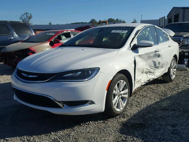 1C3CCCAB8GN179024 - 2016 CHRYSLER 200 LIMITE WHITE photo 2