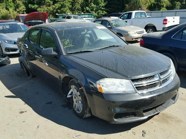 1B3BD4FB9BN518810 - 2011 DODGE AVENGER EX BLACK photo 1