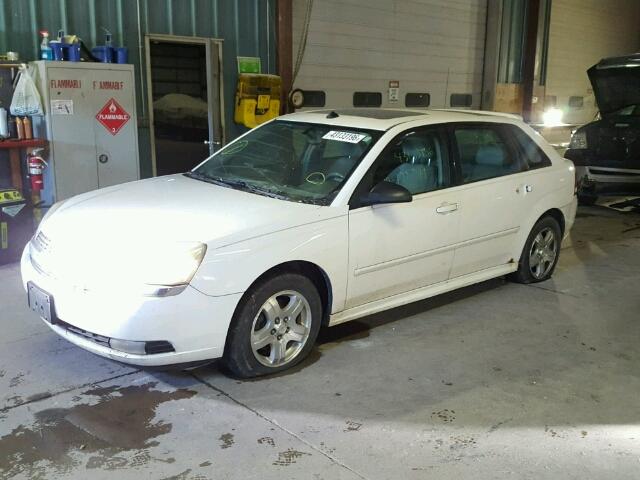 1G1ZU64895F110086 - 2005 CHEVROLET MALIBU MAX WHITE photo 2