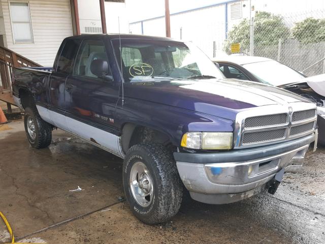 3B7HF13Z1WG200052 - 1998 DODGE RAM 1500 PURPLE photo 1