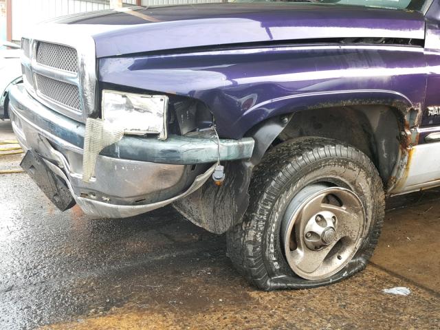 3B7HF13Z1WG200052 - 1998 DODGE RAM 1500 PURPLE photo 9