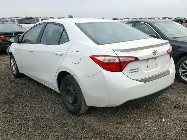 5YFBPRHE8FP296487 - 2015 TOYOTA COROLLA WHITE photo 3