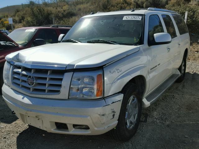 3GYFK66N05G204353 - 2005 CADILLAC ESCALADE E WHITE photo 2