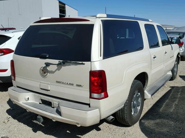 3GYFK66N05G204353 - 2005 CADILLAC ESCALADE E WHITE photo 4