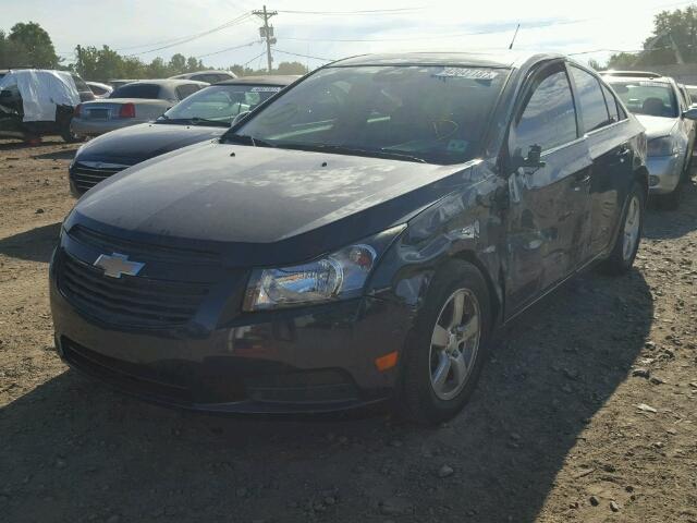 1G1PC5SB1D7308883 - 2013 CHEVROLET CRUZE LT BLUE photo 2