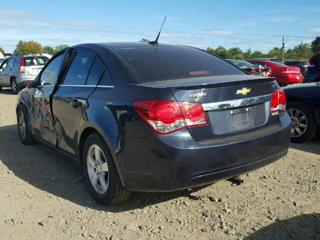 1G1PC5SB1D7308883 - 2013 CHEVROLET CRUZE LT BLUE photo 3