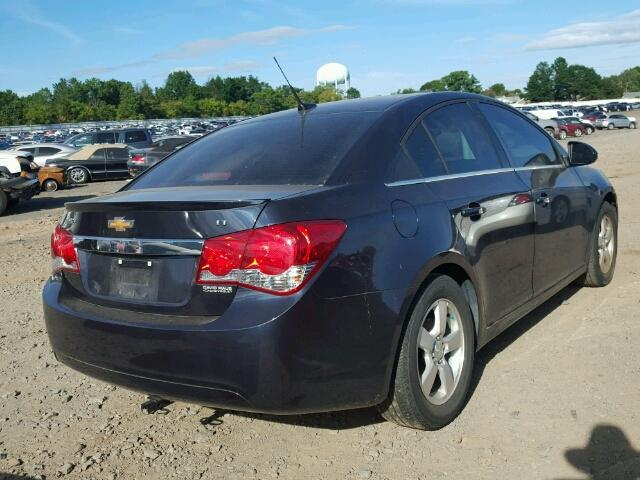 1G1PC5SB1D7308883 - 2013 CHEVROLET CRUZE LT BLUE photo 4