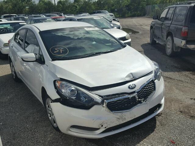 KNAFX4A65F5404579 - 2015 KIA FORTE WHITE photo 1