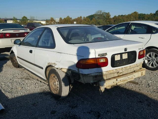 1HGEJ2121RL013870 - 1994 HONDA CIVIC DX WHITE photo 3