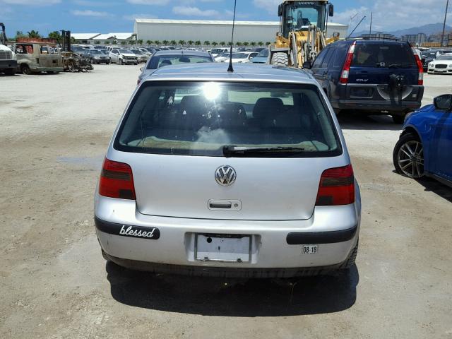 9BWBL61J344008947 - 2004 VOLKSWAGEN GOLF GL SILVER photo 6