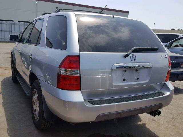 2HNYD18891H511558 - 2001 ACURA MDX TOURIN SILVER photo 3