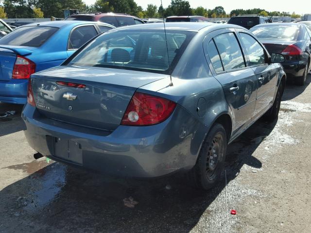 1G1AK58F577302298 - 2007 CHEVROLET COBALT BLUE photo 4