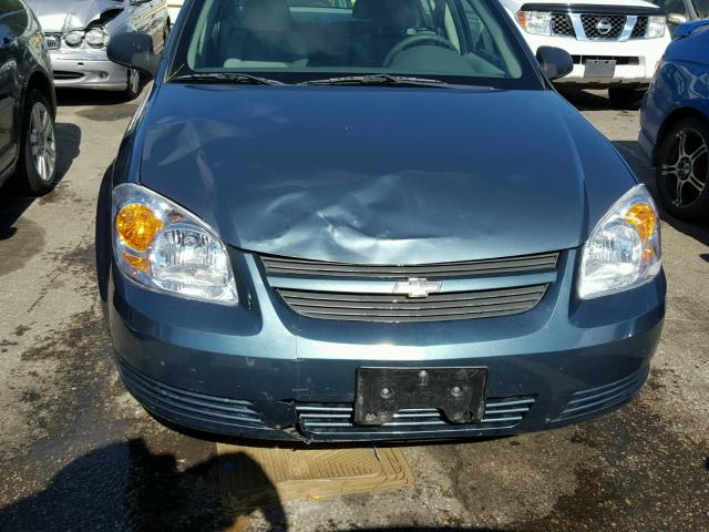 1G1AK58F577302298 - 2007 CHEVROLET COBALT BLUE photo 9