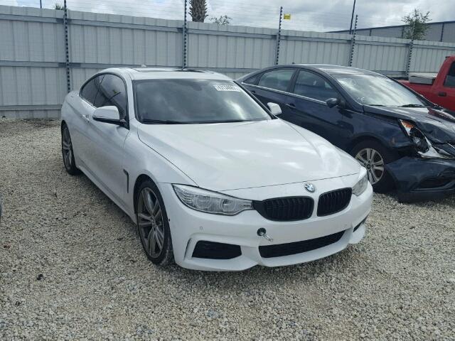 WBA3R1C54EK190698 - 2014 BMW 435 I WHITE photo 1