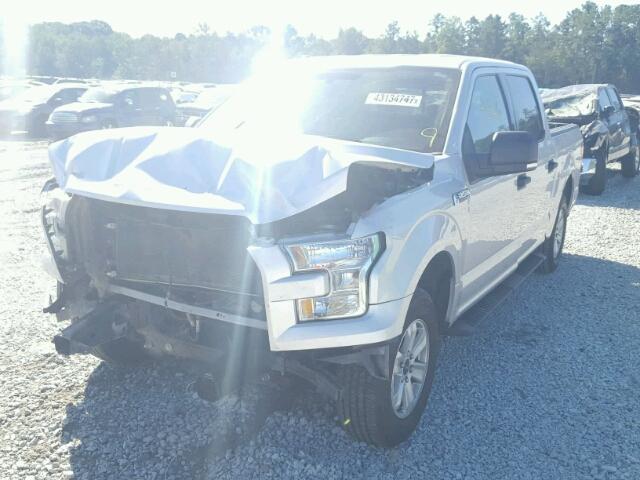 1FTEW1C82FKD03516 - 2015 FORD F150 SILVER photo 2