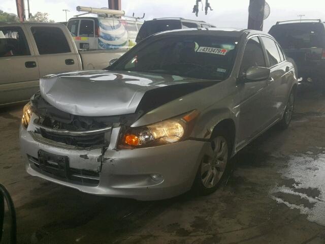 1HGCP36818A001298 - 2008 HONDA ACCORD EXL SILVER photo 2