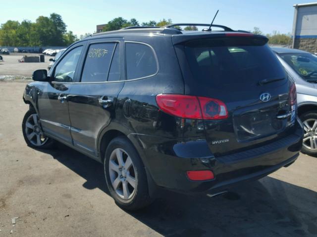 5NMSH73E08H206660 - 2008 HYUNDAI SANTA FE S 黑色 照片 3