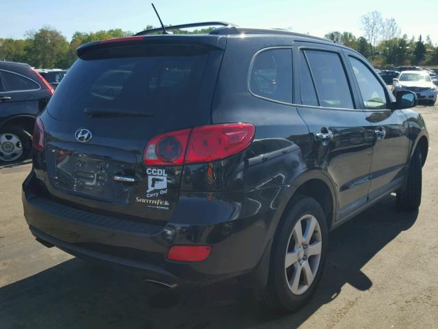 5NMSH73E08H206660 - 2008 HYUNDAI SANTA FE S 黑色 照片 4