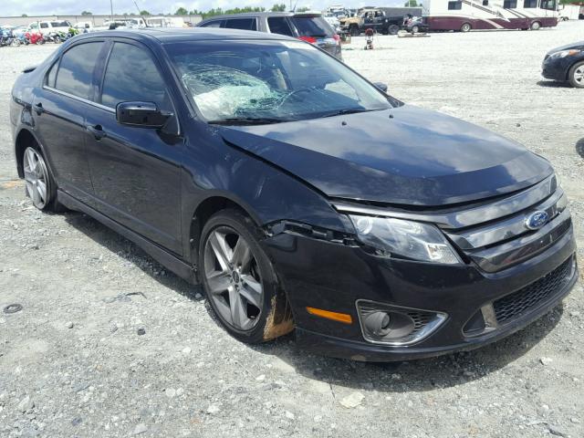 3FAHP0KC6CR222008 - 2012 FORD FUSION SPO BLACK photo 1