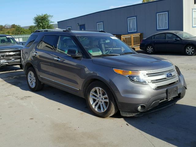 1FM5K8D86DGB52095 - 2013 FORD EXPLORER X GRAY photo 1