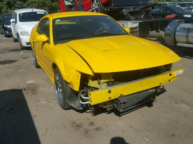 1FAFP48Y04F185022 - 2004 FORD MUSTANG CO YELLOW photo 1