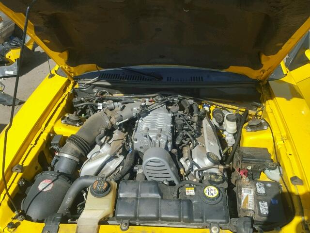 1FAFP48Y04F185022 - 2004 FORD MUSTANG CO YELLOW photo 7