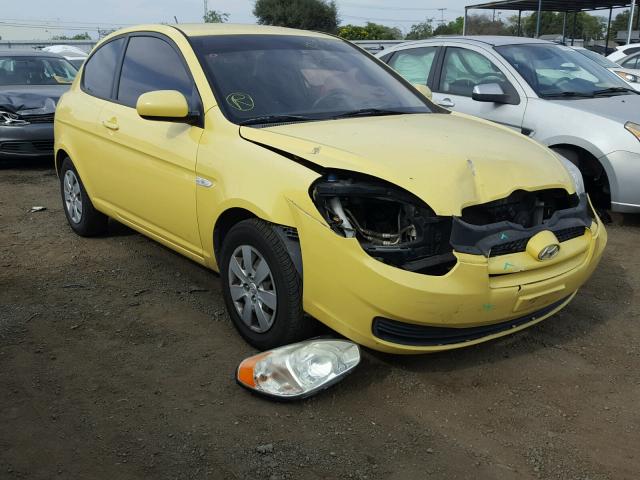 KMHCM3AC4AU156396 - 2010 HYUNDAI ACCENT BLU YELLOW photo 1