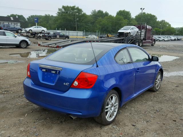 JTKDE167660137717 - 2006 TOYOTA SCION TC 蓝色 照片 4