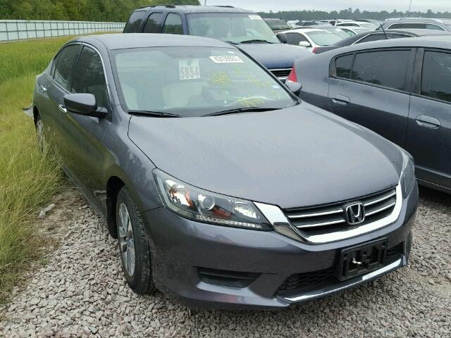 1HGCR2F36EA283734 - 2014 HONDA ACCORD GRAY photo 1