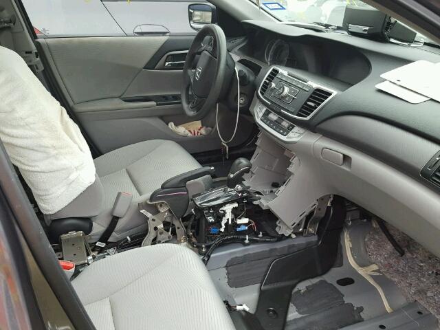 1HGCR2F36EA283734 - 2014 HONDA ACCORD GRAY photo 5