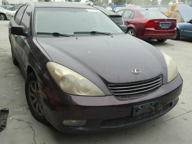 JTHBF30G936020849 - 2003 LEXUS ES MAROON photo 1